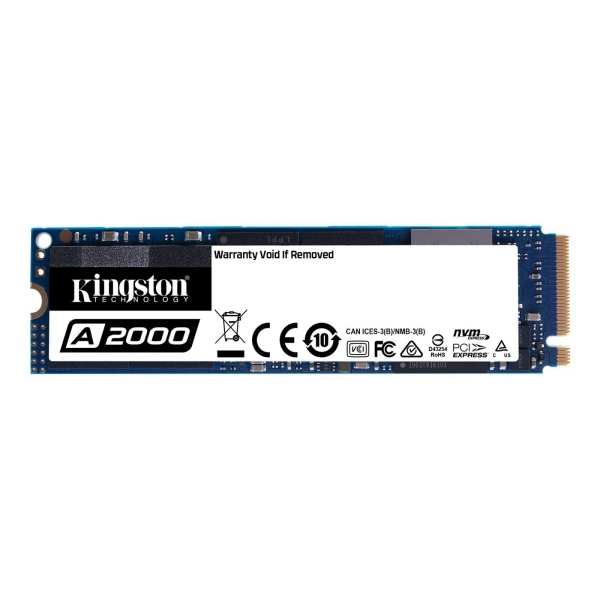 Kingston 500GB SSDNOW A2000 M.2 2280 NVMe Solid State Disk Intern