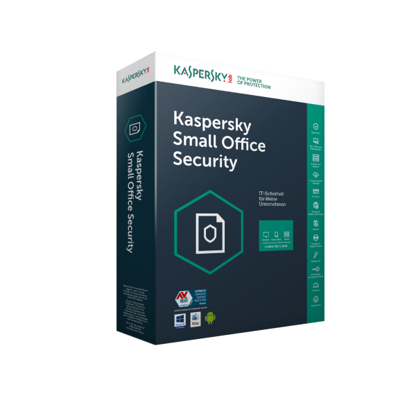 Kaspersky Small Office Security 6 (2019), 5 Geräte + 5 Mobile + 1 Server - 1 Jahr - Vollversion