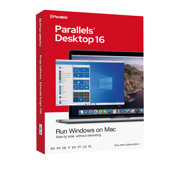 Parallels Desktop 16 MAC Standard Edition PKC/BOX