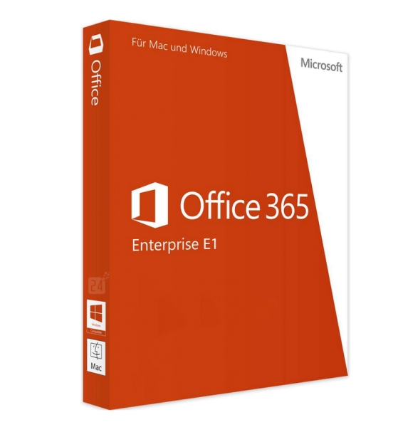 Microsoft Office 365 Enterprise E1, 1 Jahr Abonnement