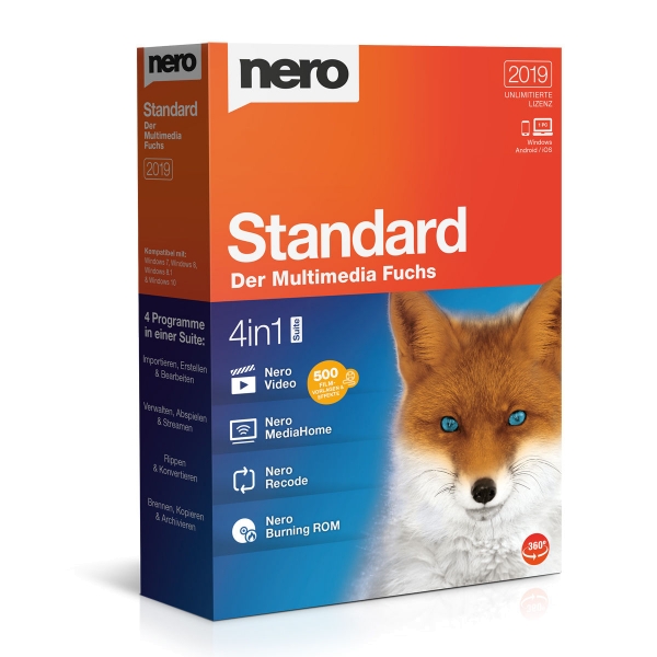 Nero 2019 Standard, Vollversion, Download