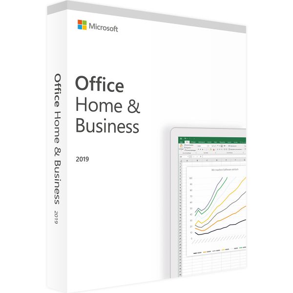 Microsoft Office 2019 Home and Business Mac, Down­load, ESD