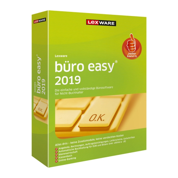 Lexware büro easy 2019, 365 Tage Laufzeit, [Download]
