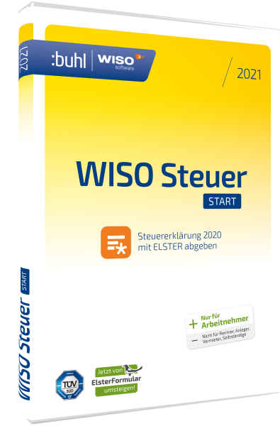 WISO steuer:Start 2021 | Blitzhandel24 - Software günstig ...